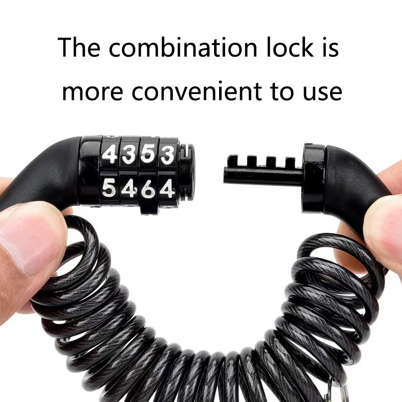 Cable Lock Combination - Lucchetto Antifurto Portatile con Cavo e