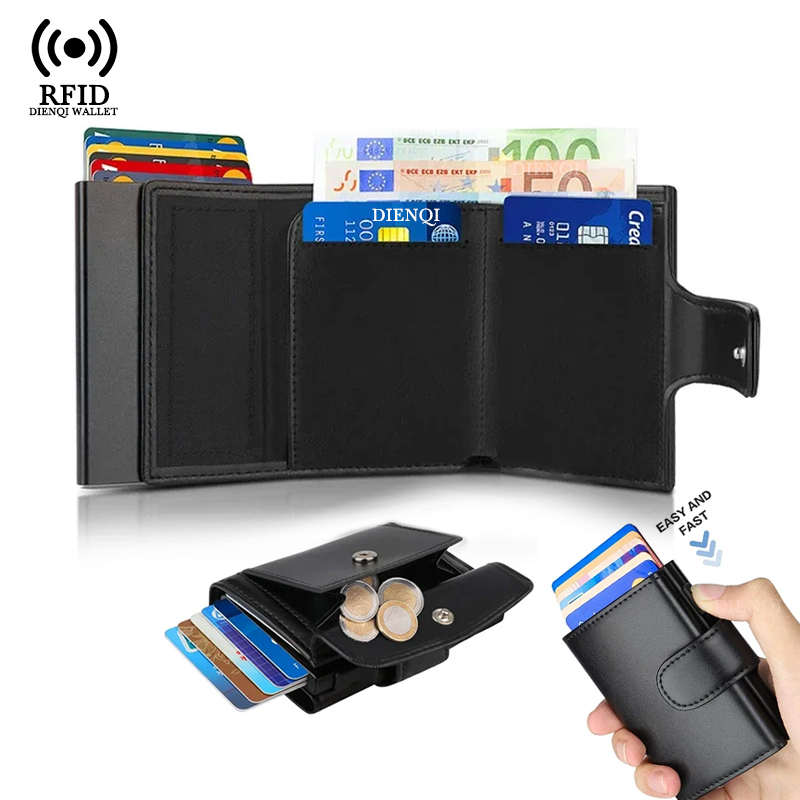 Passport Holder Rfid - Porta biglietti da visita in metallo