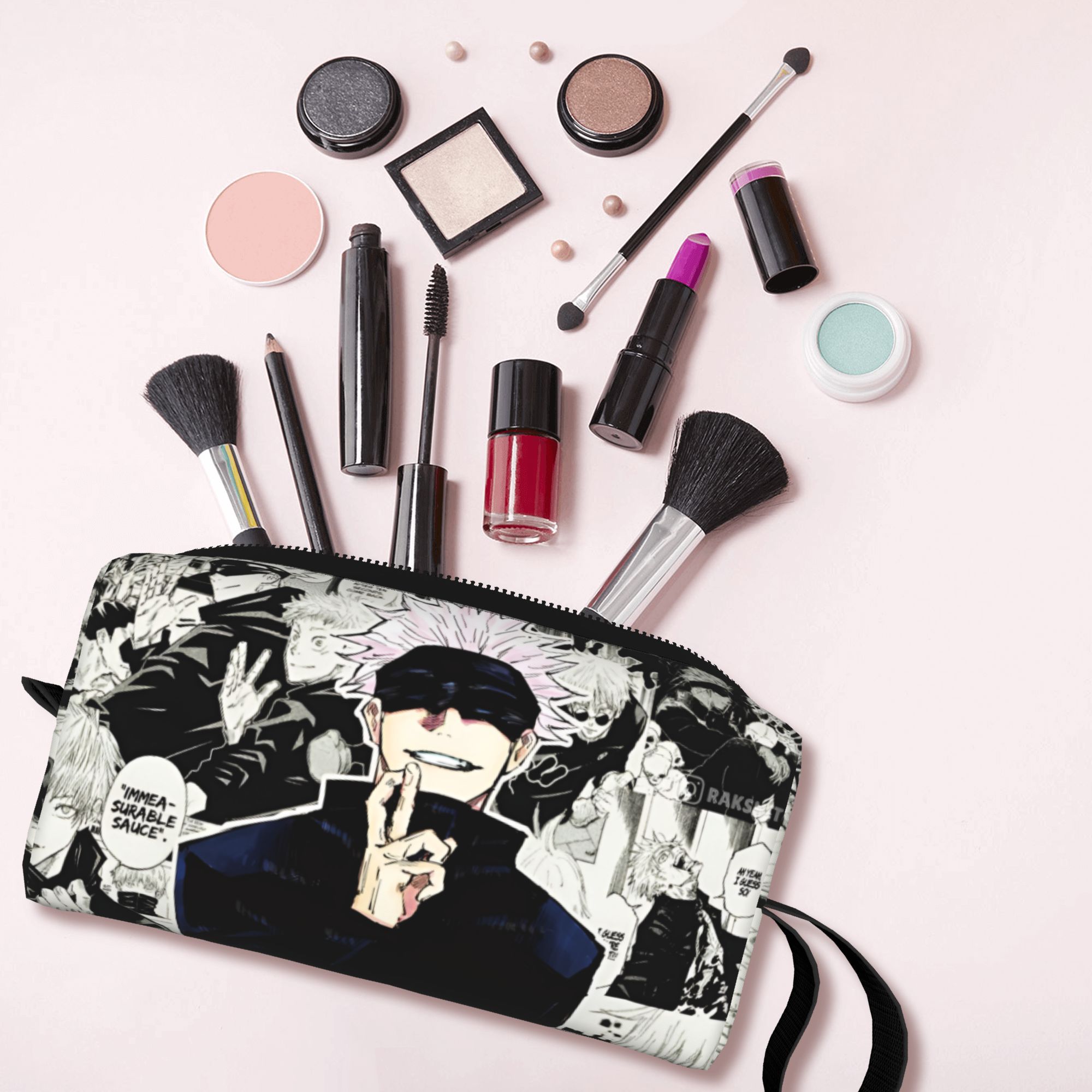 Travel Accessories Kit For Women - Borsa da viaggio per cosmetici J-Jujutsus