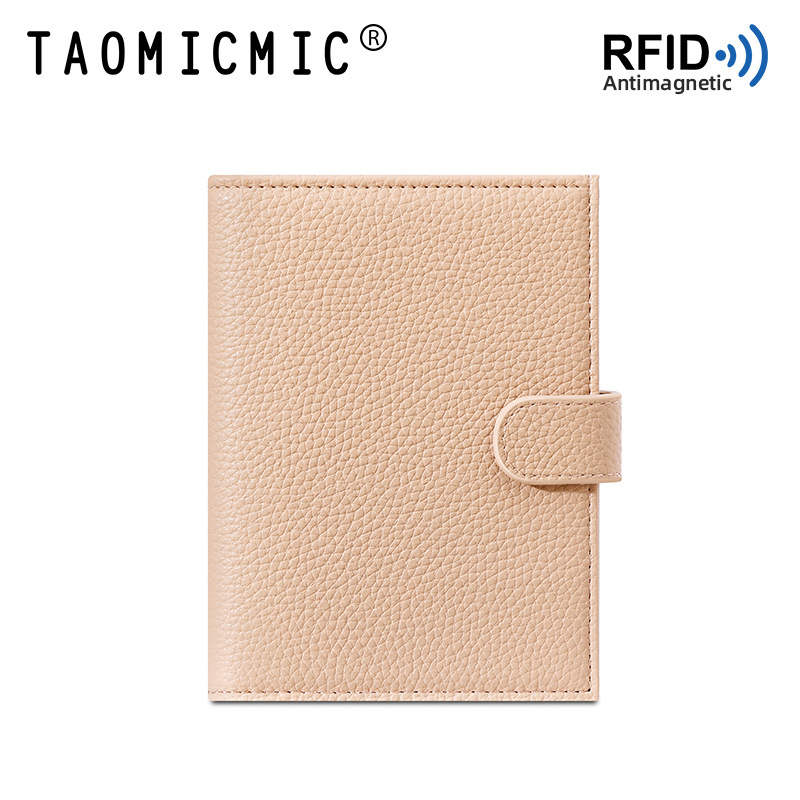 Passport Holder Rfid - Porta passaporto da donna in pelle