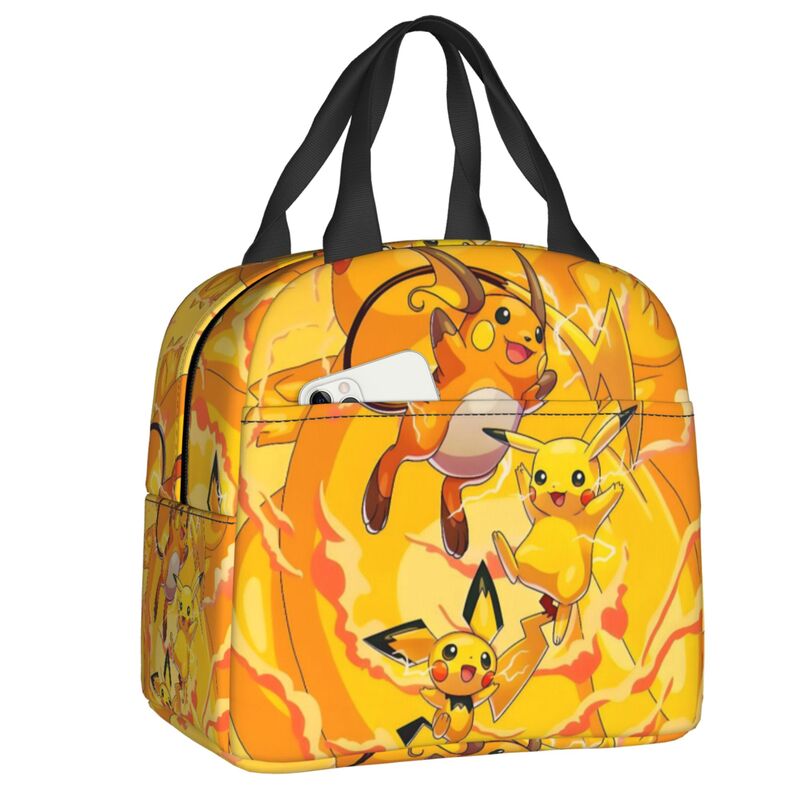 Travel Accessories 2022 - Borsa Termica Personalizzata P-Pikachu Kawaii, Portatile,