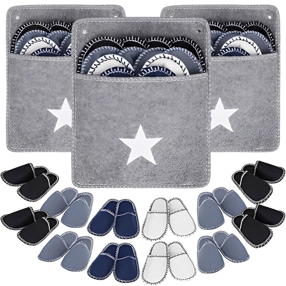 Shoe Bag Travel - Set di 6 Paia di Pantofole