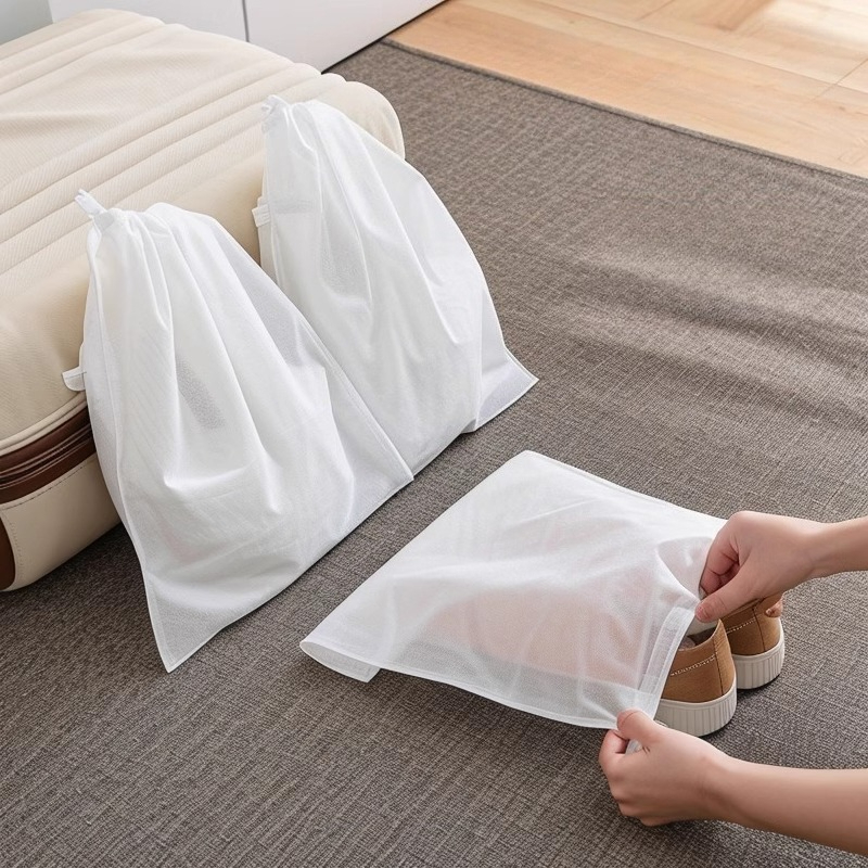 Shoe Bag Travel - Sacchetto Portascarpe con Coulisse Antipolvere Traspirante