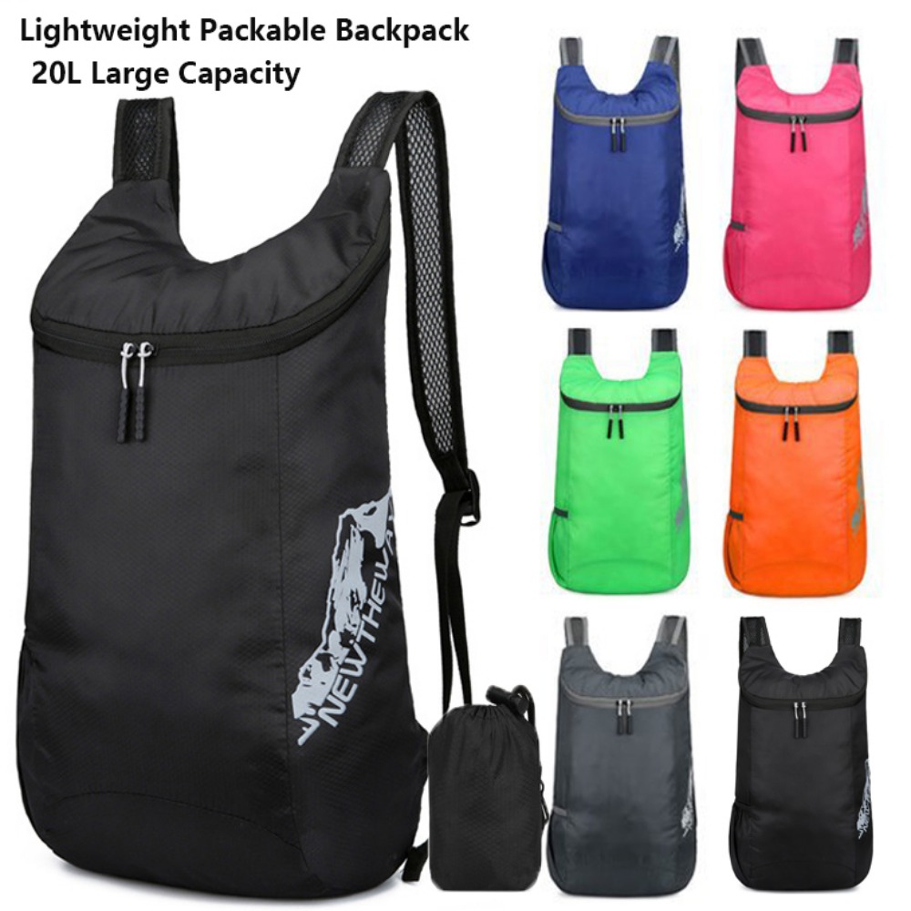 Packable Daypack Foldable - Zaino Pieghevole da 20L Ultraleggero e