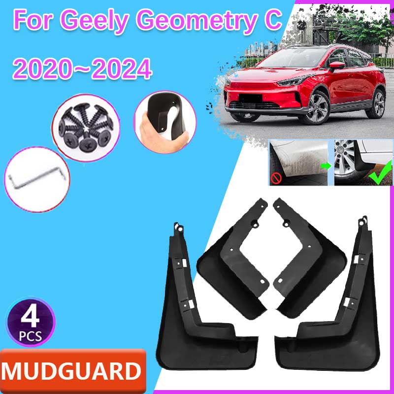Travel Accessories 2022 - Parafanghi Paraspruzzi Auto 4 Pezzi per