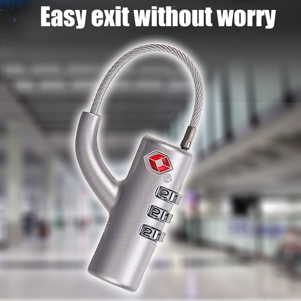 Cable Lock Combination - Lucchetto per Bagagli ad Alta Sicurezza