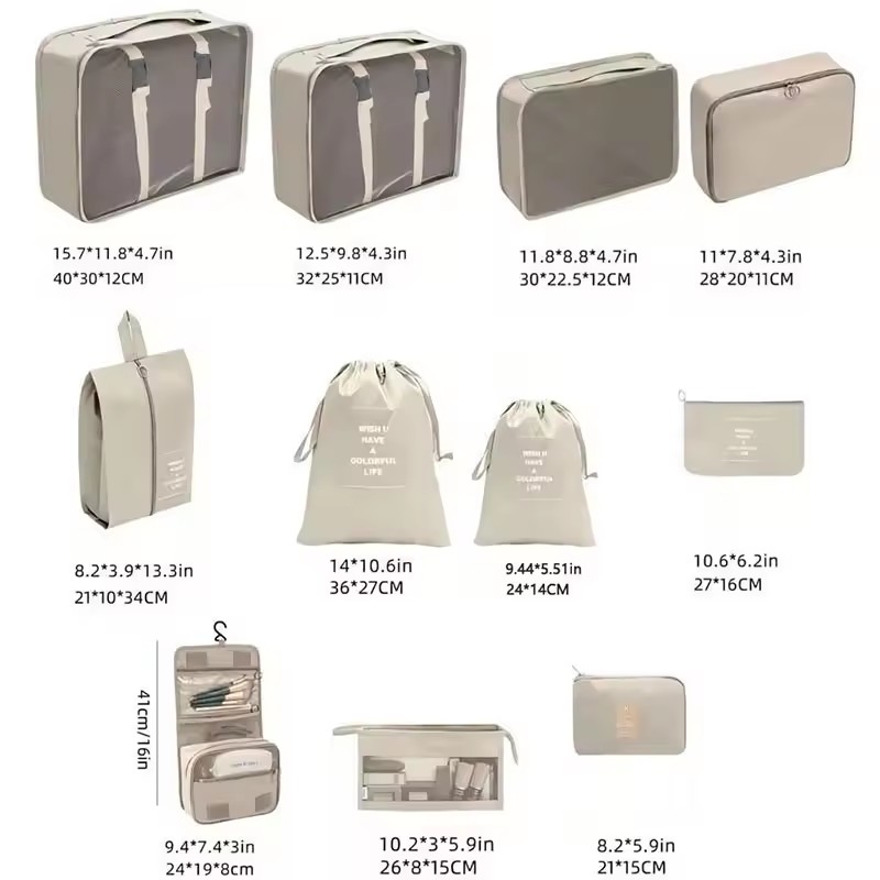 Set di Borse da Viaggio 7/8/9/ - Travel Accessories In Bulk recensione e prezzo