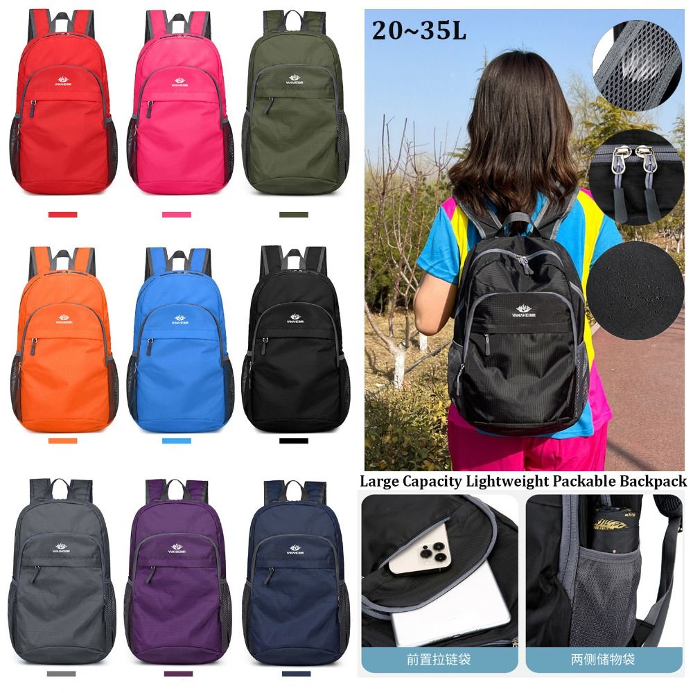 Zaino ripiegabile da 20 ~ 35 l - Packable Daypack Foldable recensione e prezzo