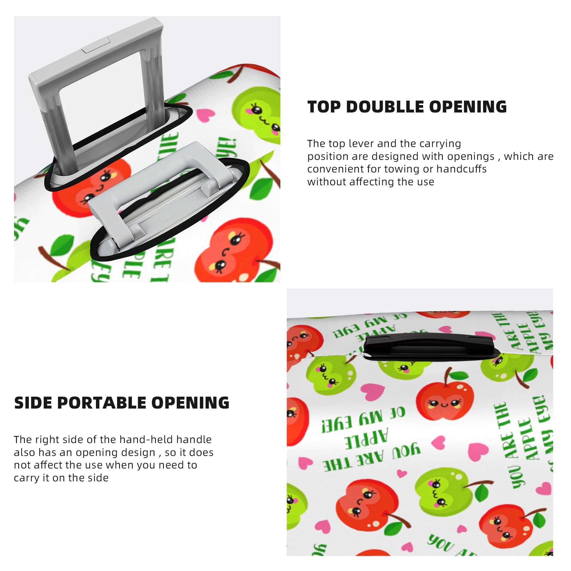 Copertura per bagagli Kawaii A - Travel Accessories Apple recensione e prezzo