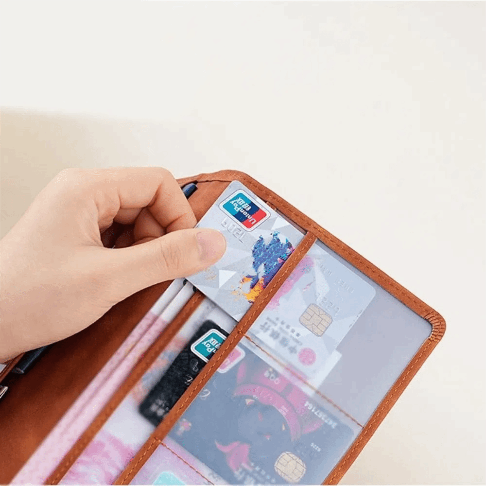 Porta Carte in Pelle PU, Borsa - Passport Holder Rfid recensione e prezzo