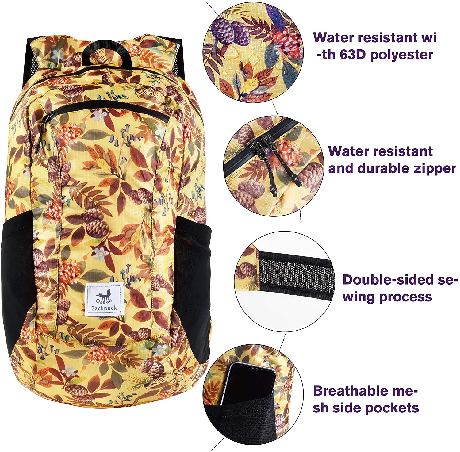 Zaino leggero e pieghevole per - Packable Daypack Foldable recensione e prezzo