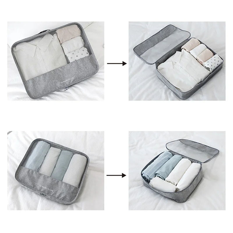 Set di 7 cubi da viaggio per u - Travel Accessories Kit For Women recensione e prezzo