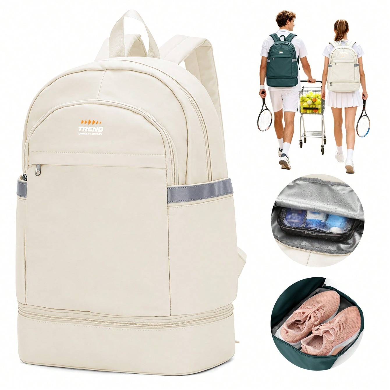Zaino Casual da Donna, Zaino M - Shoe Bag Travel recensione e prezzo