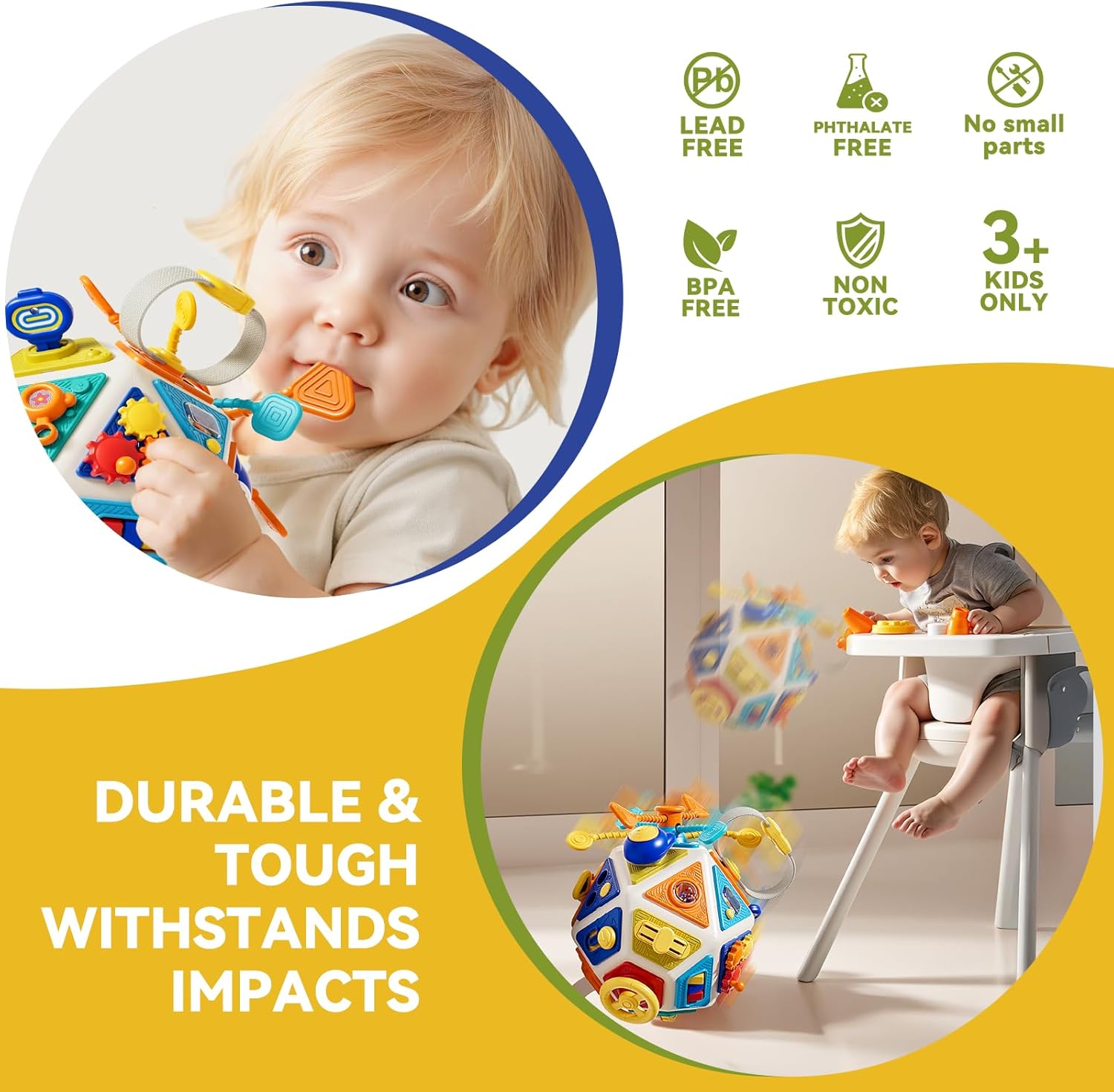 Cubo di Attività per Bambini,  - Travel Accessories For Toddlers recensione e prezzo