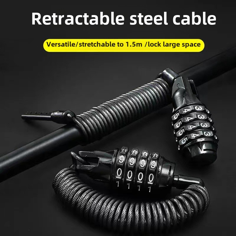Per moto bicicletta catena ant - Cable Lock Combination recensione e prezzo