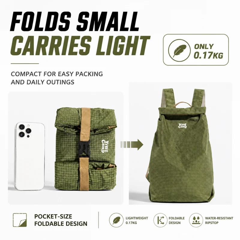 Zaino da Escursionismo Outdoor - Packable Daypack Foldable recensione e prezzo