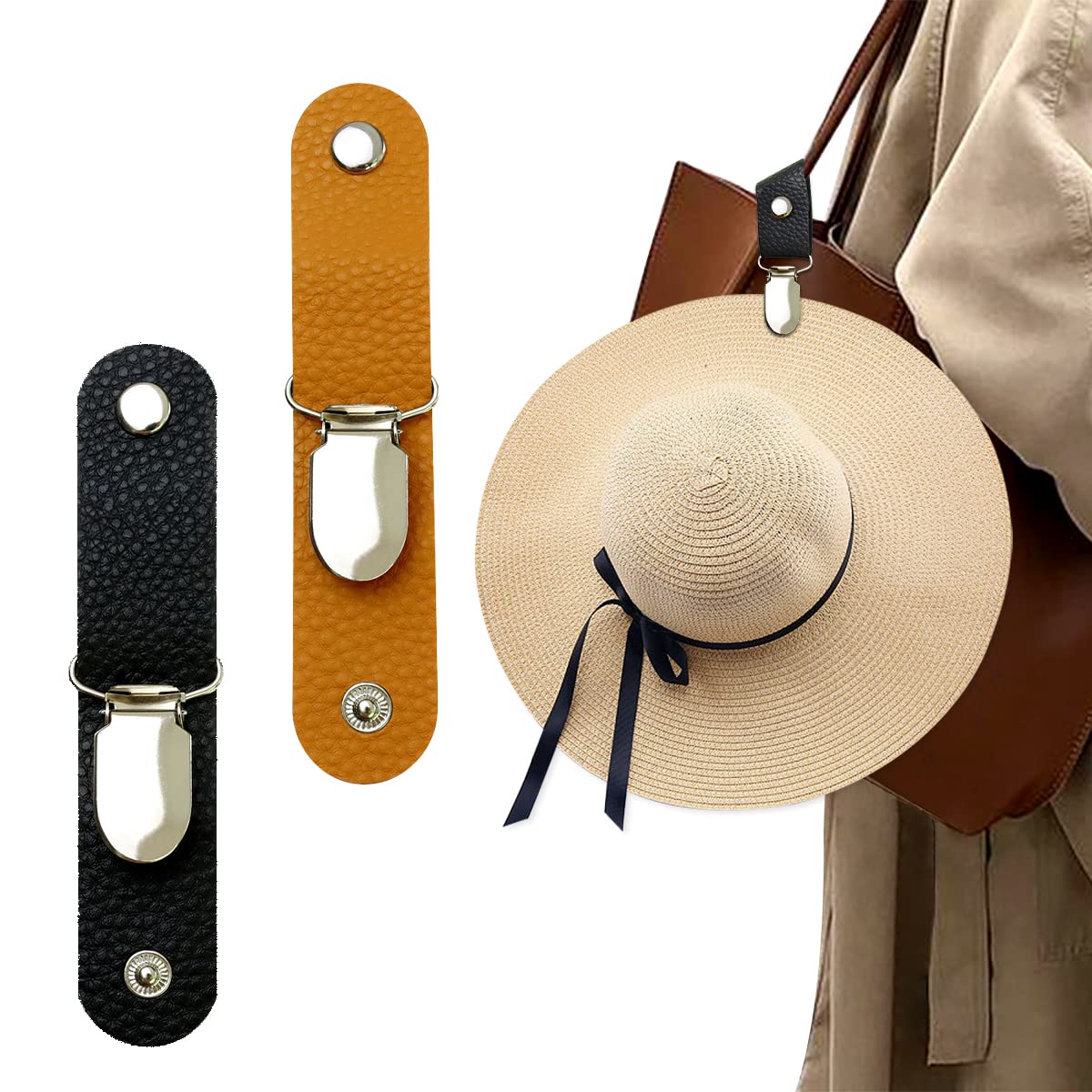 Clip per Cappello in Pelle PU  - Travel Accessories Holder recensione e prezzo
